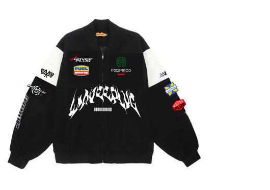 Chaqueta Motociclista Americana con Bordados - Image 3
