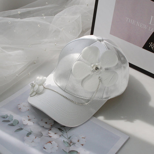 Gorra de Pato Floral Elegante y Ligera - Image 2