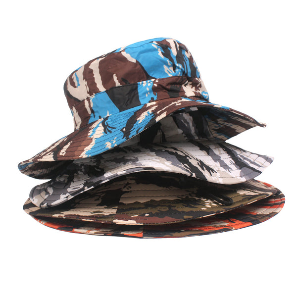 Gorro de Pesca con Ala Ancha Camuflaje para Pesca y Montaña
