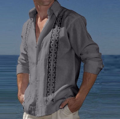 Camisa Casual de Playa para Hombre con Estampado Fashion - Image 33