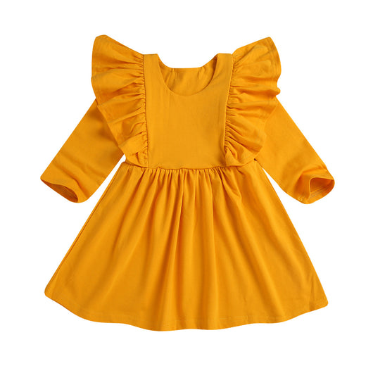 Vestido Princesa Niña con Mangas de Encaje Elegante - Image 6