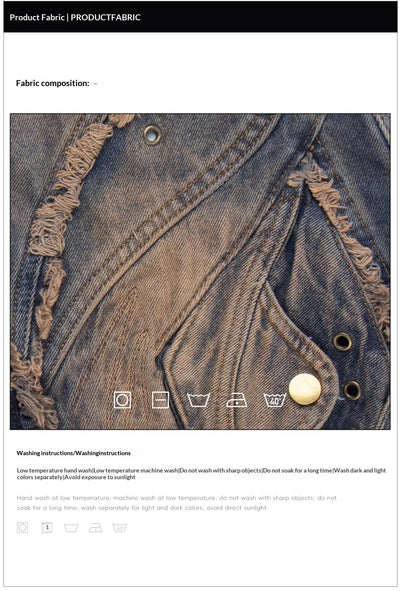 Jeans Holgados Desgastados con Bordes Crudos Estilo Urban - Image 15