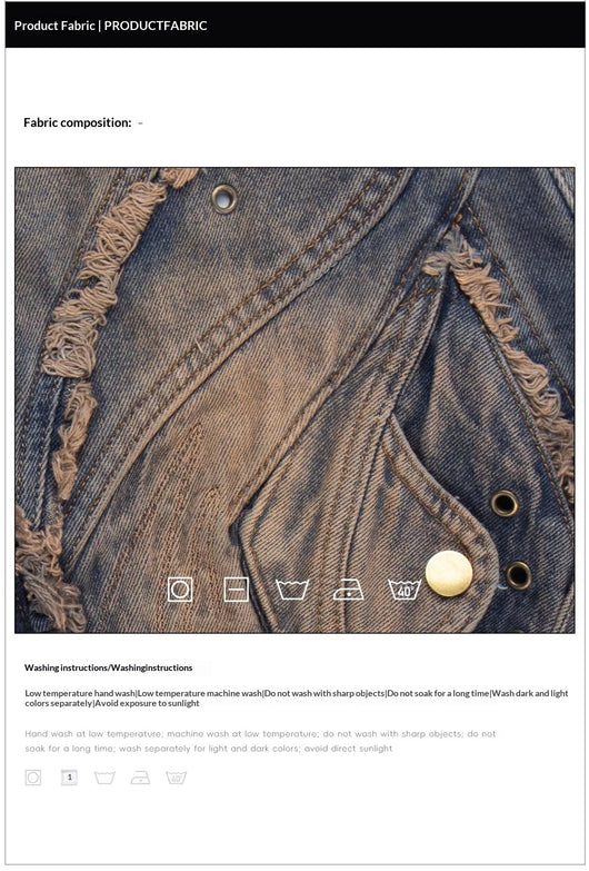 Jeans Holgados Desgastados con Bordes Crudos Estilo Urban - Image 15