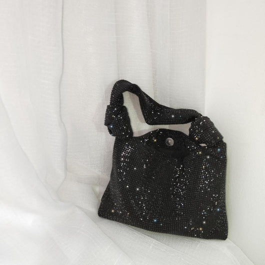 Bolso Bucket de Cristales Brillantes - Estilo Celebridad - Image 11