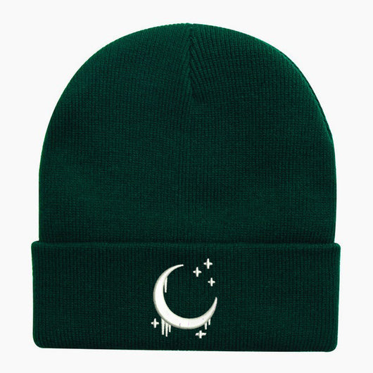 Gorro de Lana Tejido con Diseño de Luna y Estrellas para Otoño Invierno - Image 24