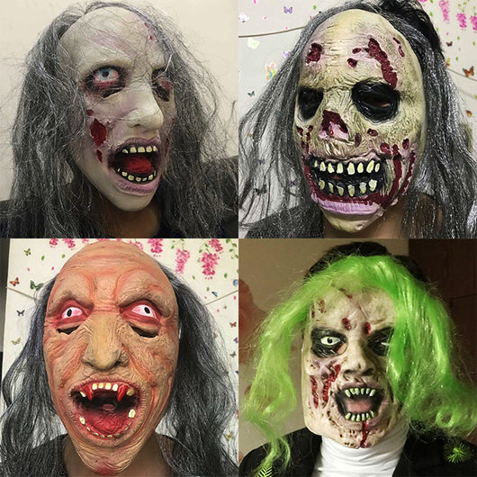 Máscara de Zombie Aterradora para Halloween - Image 5
