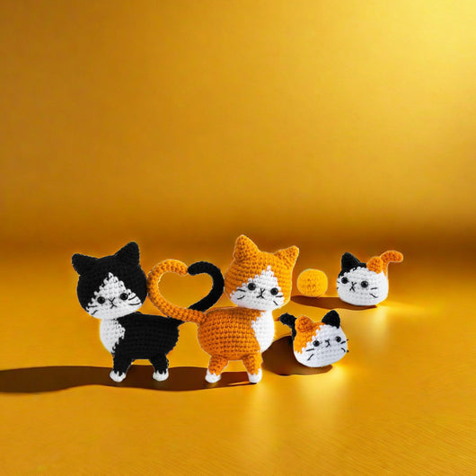 Kit DIY de Muñeca Abeja Tejida a Mano en Lana - Image 17