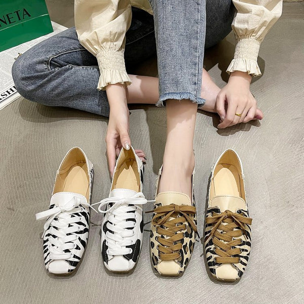 Bombas de Leopardo de Moda Primavera para Mujer