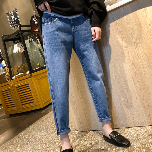 Pantalones de Maternidad Invierno con Forro Polar - Cintura Ajustable y Soporte Abdominal
