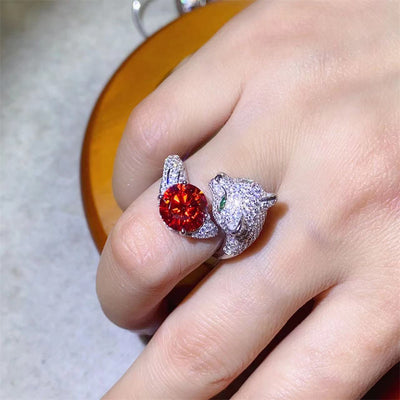 Anillo de Diamante Mosan Talla 8 Corazones - Brillo Incomparable - Image 15