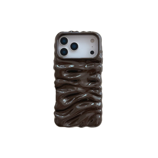 Funda Plisada 3D con Patrón Crema para Carcasas Lisas - Image 3