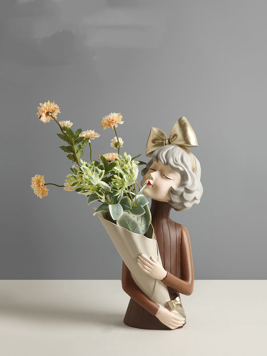 Arreglo Floral Decorativo con Flores Secas - Adorno para Sala y Televisor - Image 5
