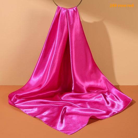 Pañuelo de Seda Artificial 90cm Satinado Brillante - Elegancia Pura - Image 29
