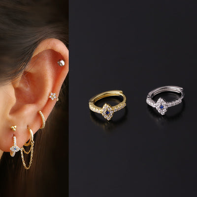 Aretes de Plata 925 con Circonitas Incrustadas - Diseño Ojo - Image 13