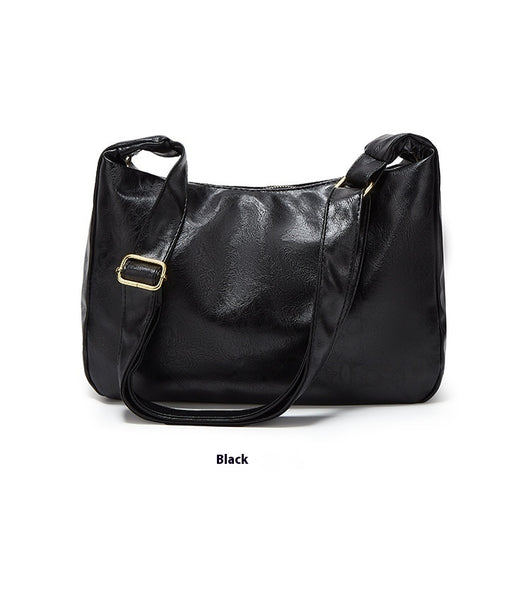 Bolso Tote Retro de Gran Capacidad en Colores Sólidos para Mujer - Image 16