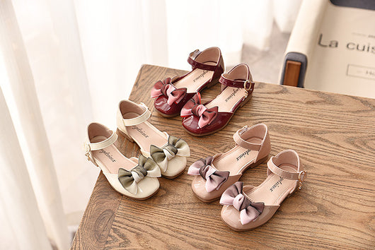 Sandalias Princesa para Niñas con Moño - Zapatos de Piel Suave y Flexible - Image 7