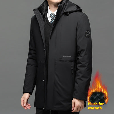 Abrigo de Algodón Grueso Talla Grande para Hombre - Image 4