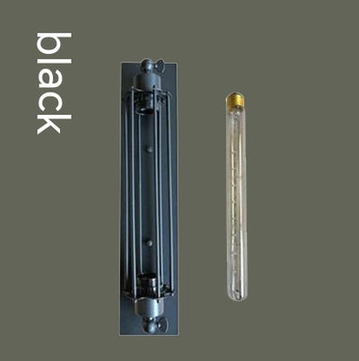 Lámpara de Pared Estilo Industrial Retro con Tubo de Cristal - Image 4