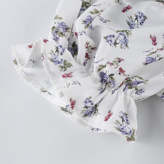 Vestido Halter Floral Francés con Espalda Abierta - Image 12