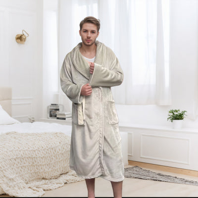 Pijama Largo Pareja Bata Cómoda para el Hogar - Image 17