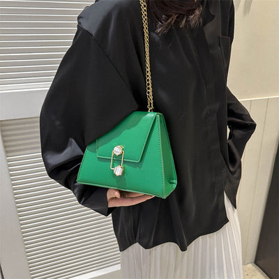 Bolsa Mensajera Estilo Oeste Retro con Cadena - Diseño Coreano Personalizable - Image 11