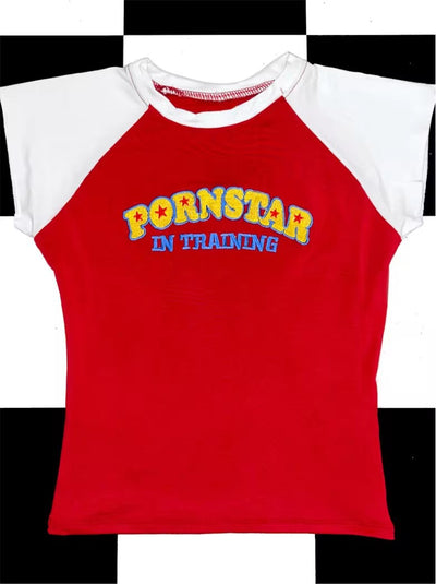 Blusa Ajustada con Letras en Contraste - Estilo Hot Girl - Image 7