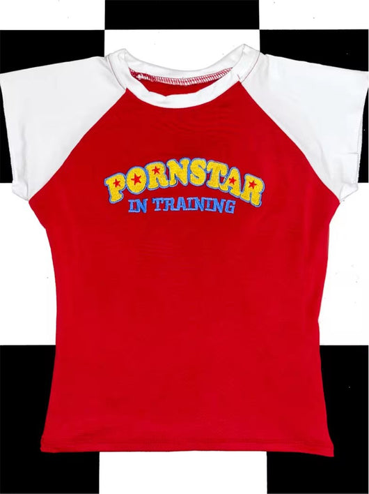 Blusa Ajustada con Letras en Contraste - Estilo Hot Girl - Image 7