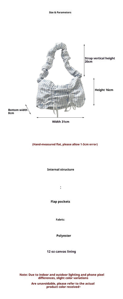 Bolso de Hombro Plisado con Solapa para Mujer - Image 11