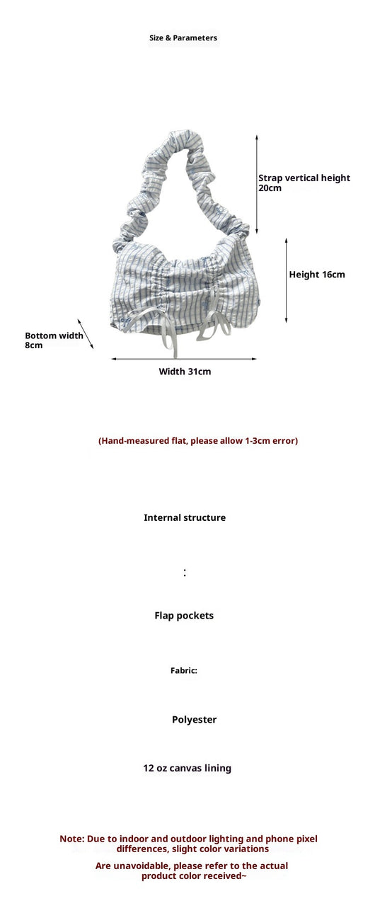 Bolso de Hombro Plisado con Solapa para Mujer - Image 11