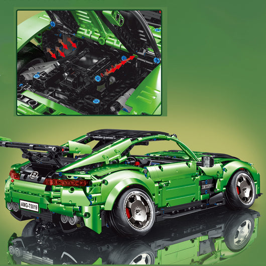 Auto Deportivo Reclinable - Bloques de Construcción Armables - Image 3