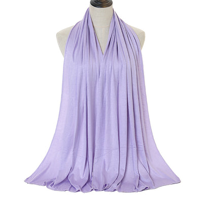 Pañoleta Islámica de Algodón Suave - Hijab Largo Tejido para Mujer - Image 21