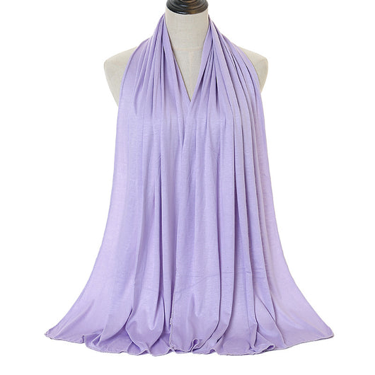 Pañoleta Islámica de Algodón Suave - Hijab Largo Tejido para Mujer - Image 21
