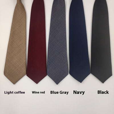 Corbata Azul Marino Clásica para Hombre - Image 3