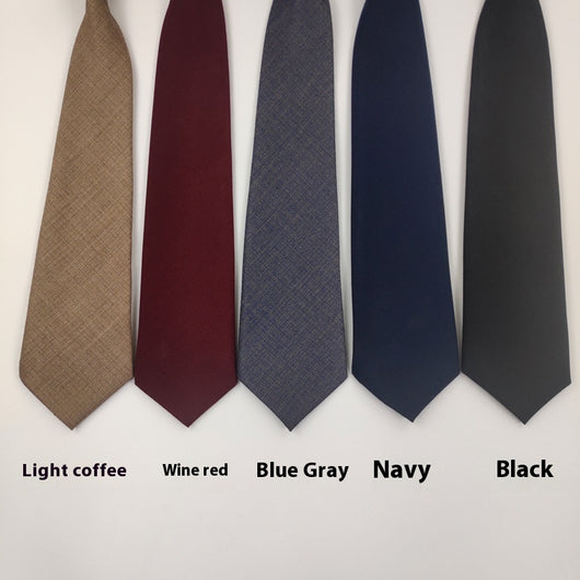 Corbata Azul Marino Clásica para Hombre - Image 3