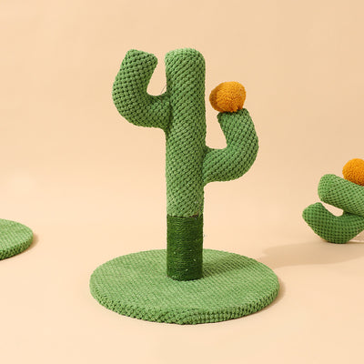 Rascador de Cactus para Gatos con Poste Sisal y Plataforma Escaladora - Image 8