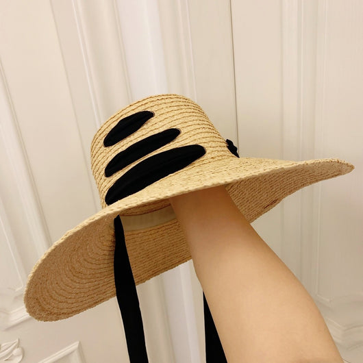 Sombrero de Rafia Xiaoxiangfeng para Playa y Vacaciones - Image 13