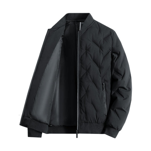 Chaqueta Acolchada Hombre Cuello Alto - Calidez y Estilo - Image 9