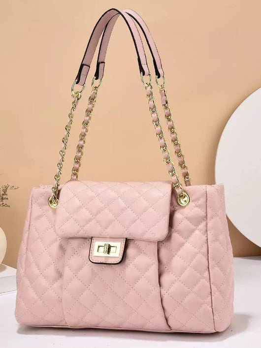 Bolsa Mensajera de Hombro con Bordado Geométrico y Gran Capacidad - Image 8