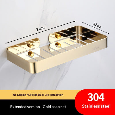 Repisa de Baño Estilo Francés Dorada Premium sin Taladro - Image 12