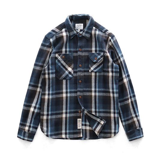 Abrigo Camisero Doble Tela Gruesa Estilo Americano para Primavera y Otoño - Image 3