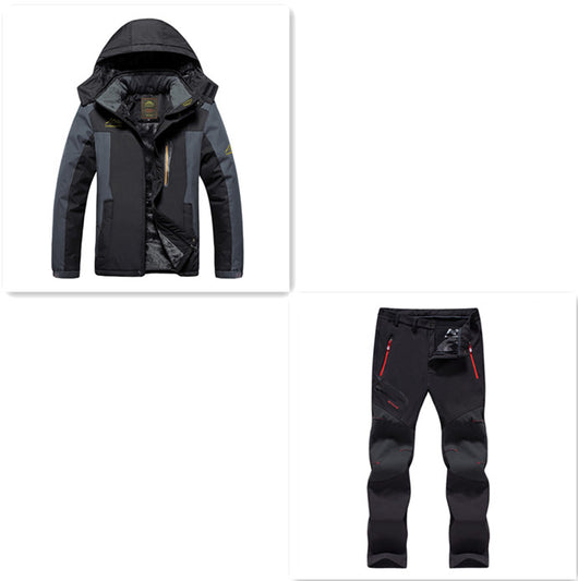 Chaqueta Térmica Impermeable con Capucha para Montaña - Image 8