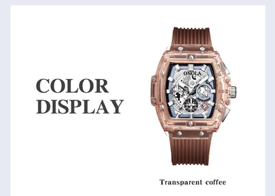 Reloj Unisex con Esfera Transparente y Luz Luminosa - Image 9
