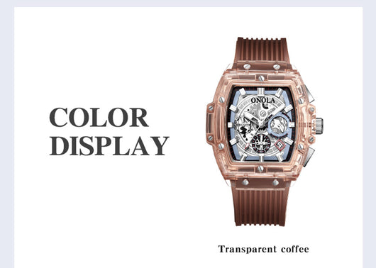 Reloj Unisex con Esfera Transparente y Luz Luminosa - Image 9
