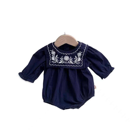 Enterizo Bebé Estilo Marinero con Cuello Bordado - Image 5