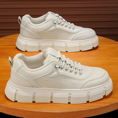 Zapatos Casuales Hombre Microfibra Suela Gruesa Versátiles - Image 8