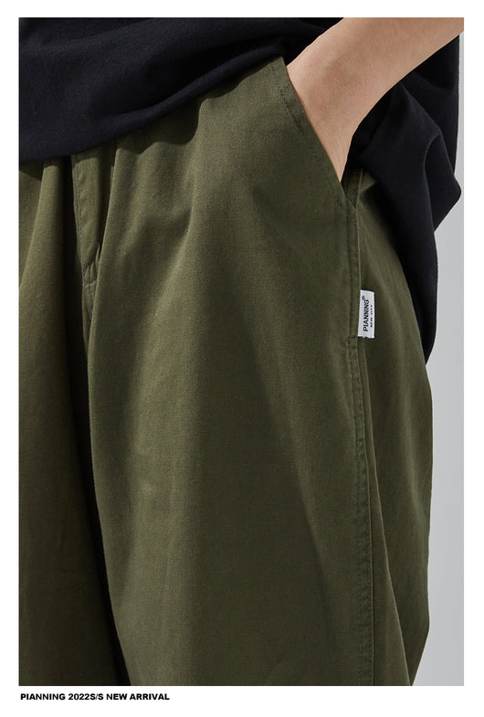 Pantalones Rectos Clásicos para Hombre con Cinturón Integrado - Image 5