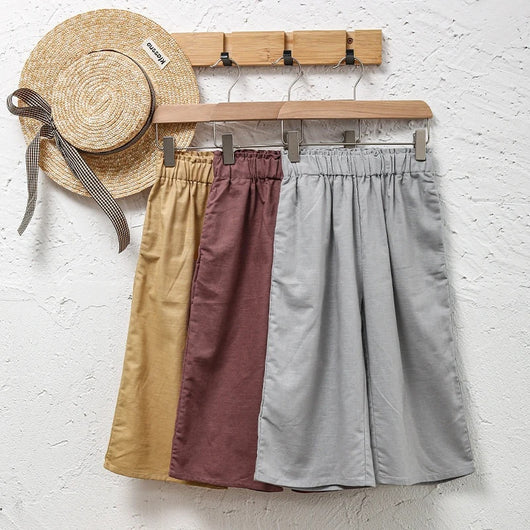 Pantalón Ancho de Lino y Algodón con Cintura Elástica - Image 12