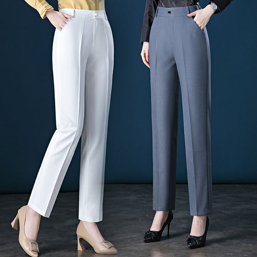 Pantalón de Talle Alto Recto Casual para Mujer - Image 14