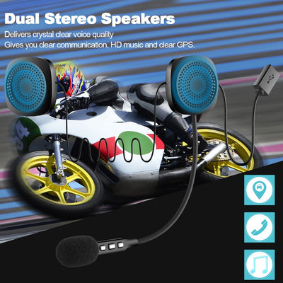 Casco Inteligente con Bluetooth - Sistema de Comunicación Inalámbrica para Motocicleta - Image 6