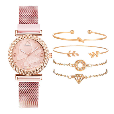 Conjunto de Reloj y Pulsera Mariposa 3D - Image 16